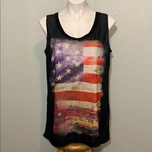 Women’s New York Taxi & American Flag Tank